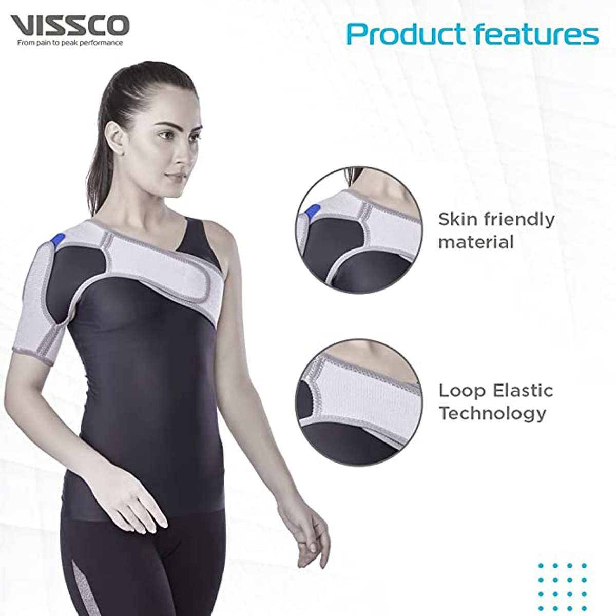 Vissco Shoulder Immobilizer Medium, 1 Count, Pack of 1 Vissco Shoulder Immobilizer Medium, 1 Count, Pack of 1