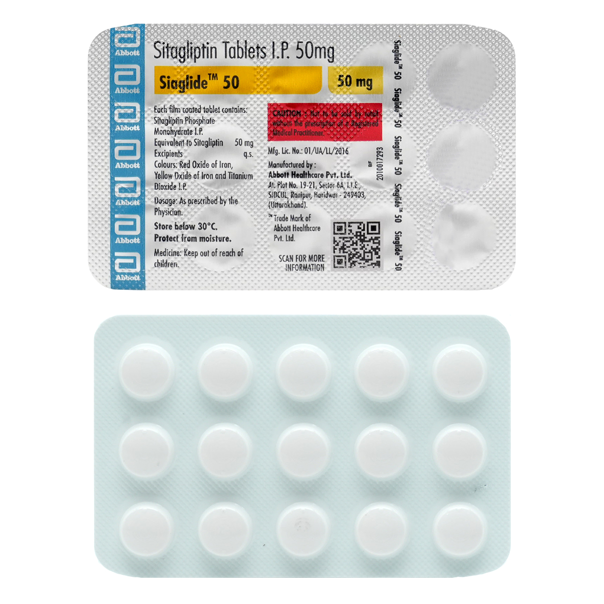 Siaglide 50 mg Tablet 15's, Pack of 15 TabletS Siaglide 50 mg Tablet 15's, Pack of 15 TabletS