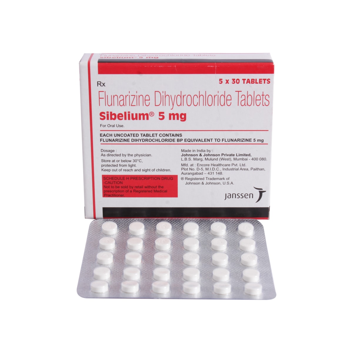 Buy Sibelium 5 mg Tablet 30's Online