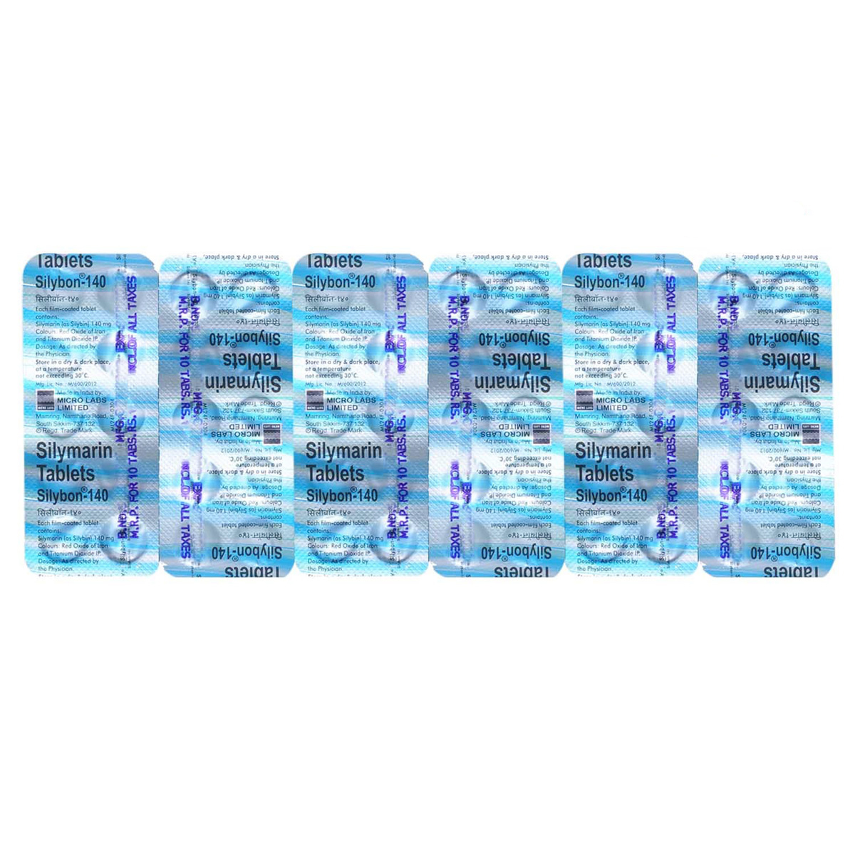 Silybon 140 Tablet 10's, Pack of 10 TABLETS Silybon 140 Tablet 10's, Pack of 10 TABLETS