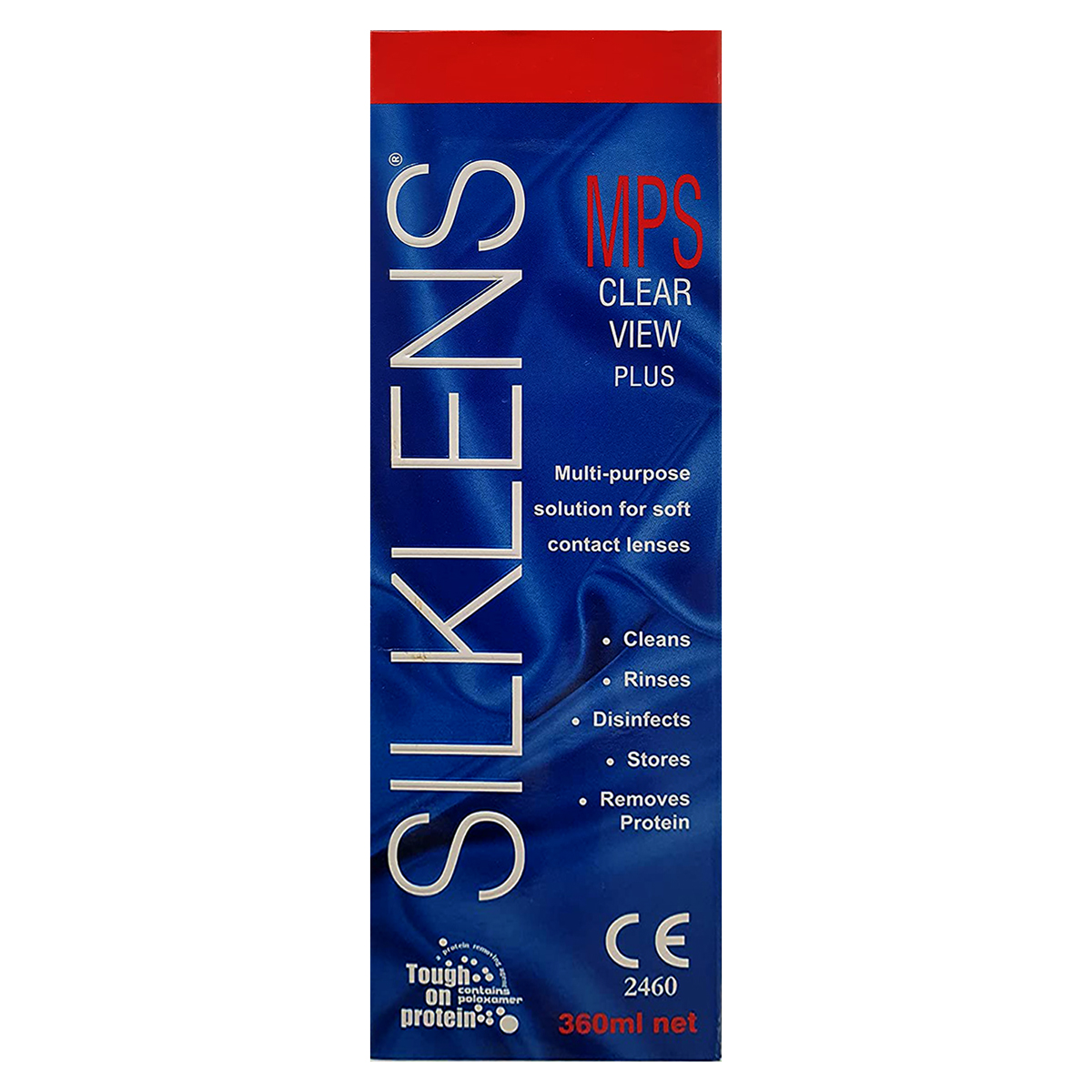 Silklens MPS Clear View Plus Multi-Purpose Solution 360 ml | For Soft Contact Lense, Pack of 1 Silklens MPS Clear View Plus Multi-Purpose Solution 360 ml | For Soft Contact Lense, Pack of 1