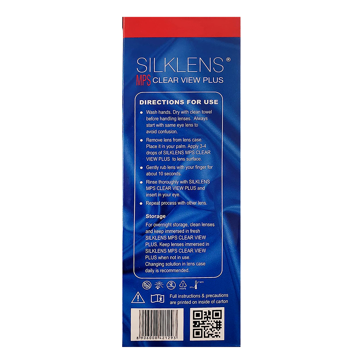 Silklens MPS Clear View Plus Multi-Purpose Solution 360 ml | For Soft Contact Lense, Pack of 1 Silklens MPS Clear View Plus Multi-Purpose Solution 360 ml | For Soft Contact Lense, Pack of 1