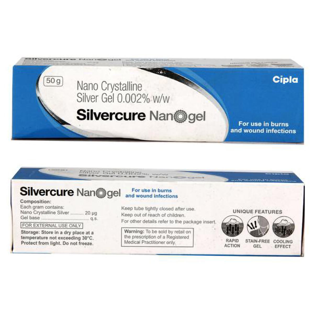 Silvercure Nanogel 50 gm, Pack of 1 Gel Silvercure Nanogel 50 gm, Pack of 1 Gel