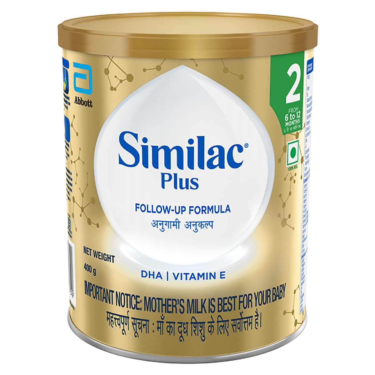 Similac Plus Follow-Up Formula Stage 2 Powder, 400 gm, Pack of 1 Similac Plus Follow-Up Formula Stage 2 Powder, 400 gm, Pack of 1