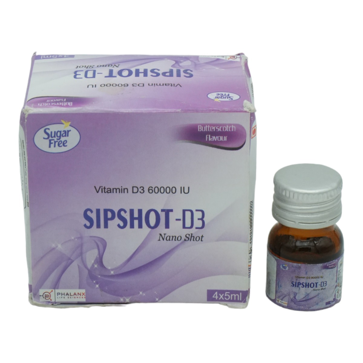 Sipshot-D3 Nano Shot Butterscotch Solution 5 ml, Pack of 1 Solution Sipshot-D3 Nano Shot Butterscotch Solution 5 ml, Pack of 1 Solution