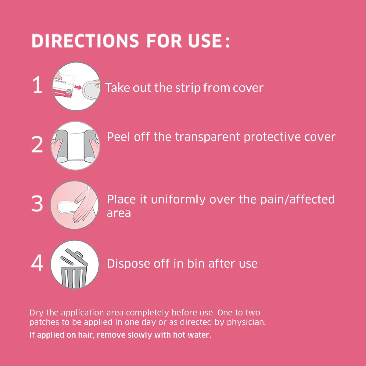 Sirona Feminine Pain Relief Patches, 5 Count, Pack of 1 Sirona Feminine Pain Relief Patches, 5 Count, Pack of 1