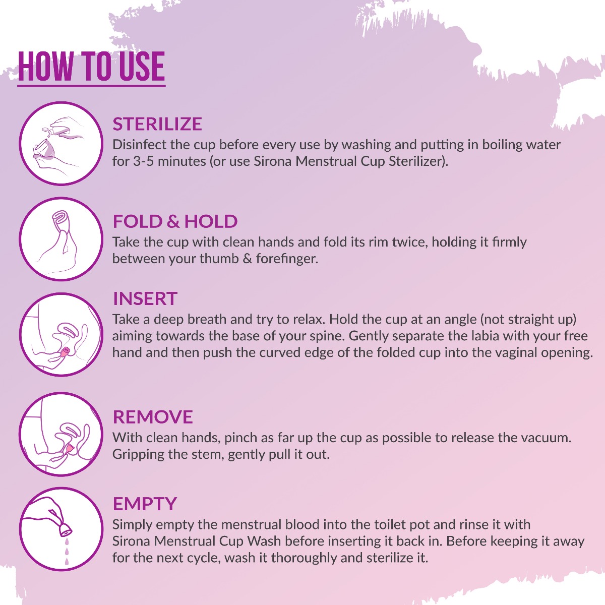 Sirona Pad-Free Periods Menstrual Cup Large, 1 Count, Pack of 1 Sirona Pad-Free Periods Menstrual Cup Large, 1 Count, Pack of 1