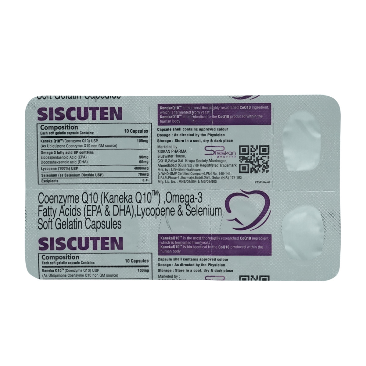 Siscuten Softgel Capsule 10's, Pack of 10 CapsuleS Siscuten Softgel Capsule 10's, Pack of 10 CapsuleS