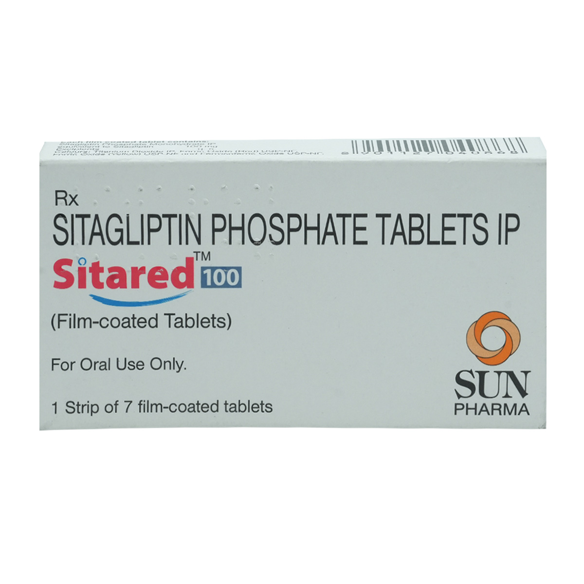 Sitared 100 Tablet 7's, Pack of 7 TabletS Sitared 100 Tablet 7's, Pack of 7 TabletS
