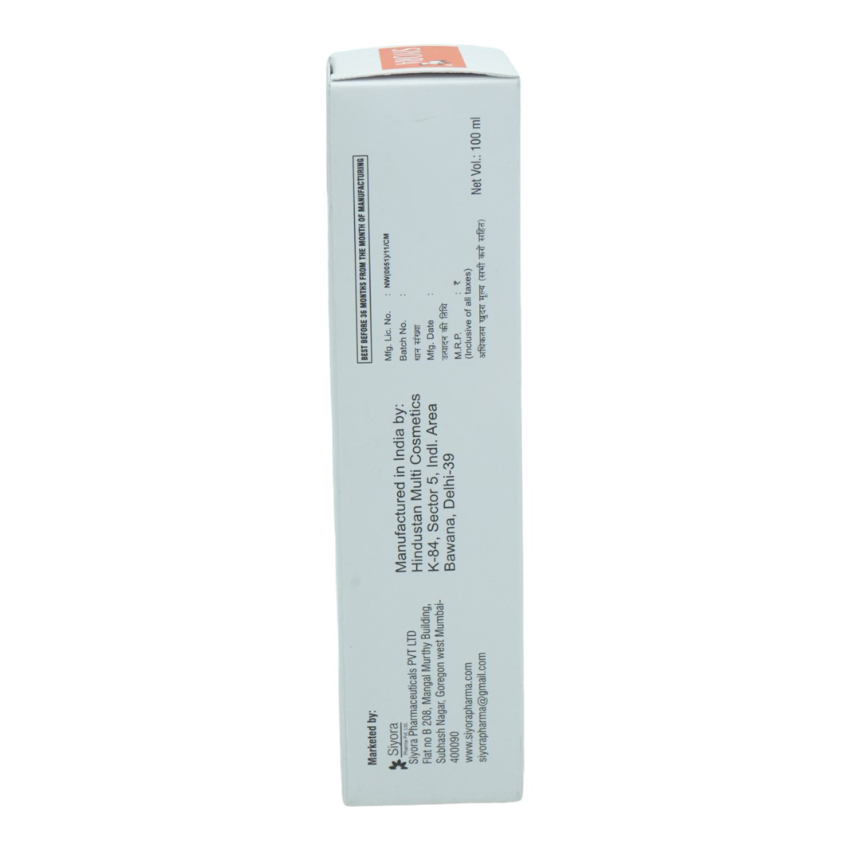 Siyora Face Wash 100 ml, Pack of 1 Siyora Face Wash 100 ml, Pack of 1