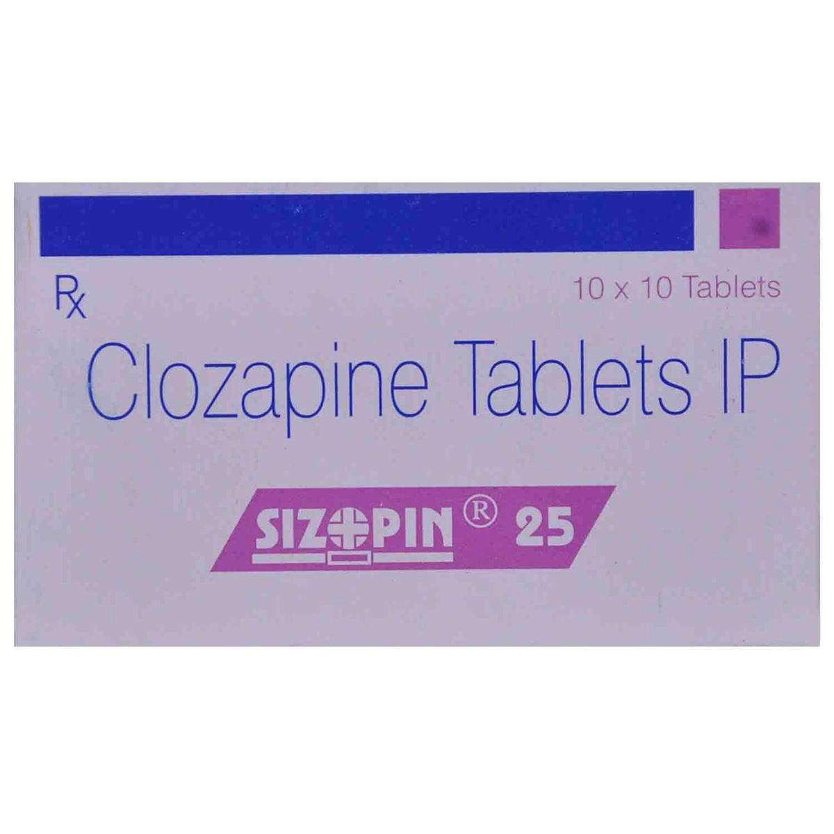 SIZOPIN 25MG TABLET, Pack of 10 TABLETS SIZOPIN 25MG TABLET, Pack of 10 TABLETS