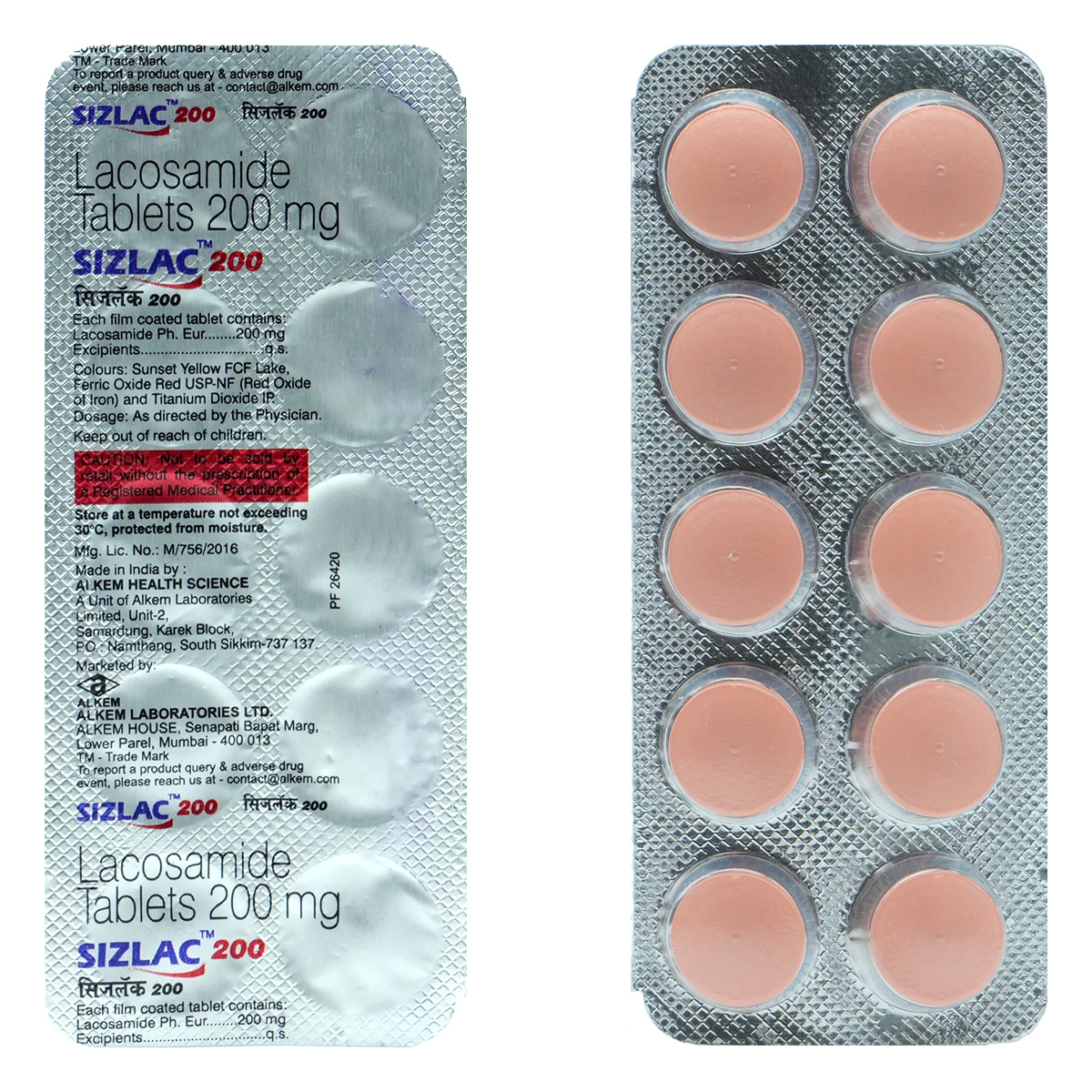 Sizlac 200 mg Tablet 10's, Pack of 10 TabletS Sizlac 200 mg Tablet 10's, Pack of 10 TabletS