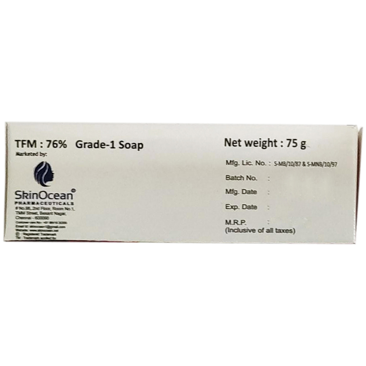 Skinocean Soap 75 gm, Pack of 1 SOAP Skinocean Soap 75 gm, Pack of 1 SOAP