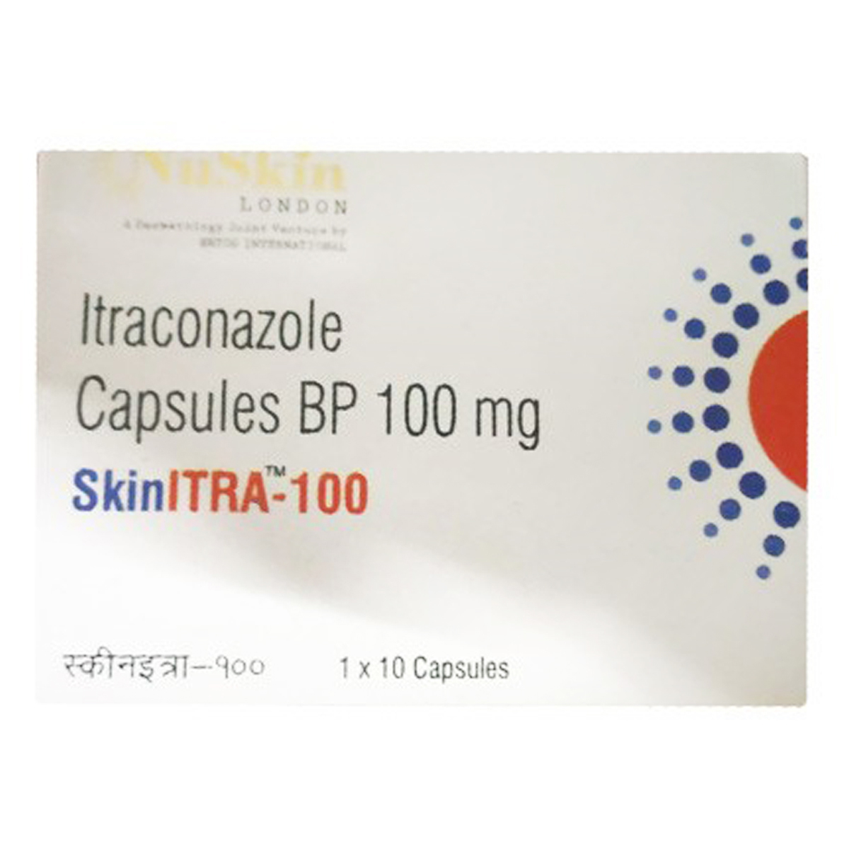 Skinitra-100 Capsule 10's, Pack of 10 CapsulesS Skinitra-100 Capsule 10's, Pack of 10 CapsulesS