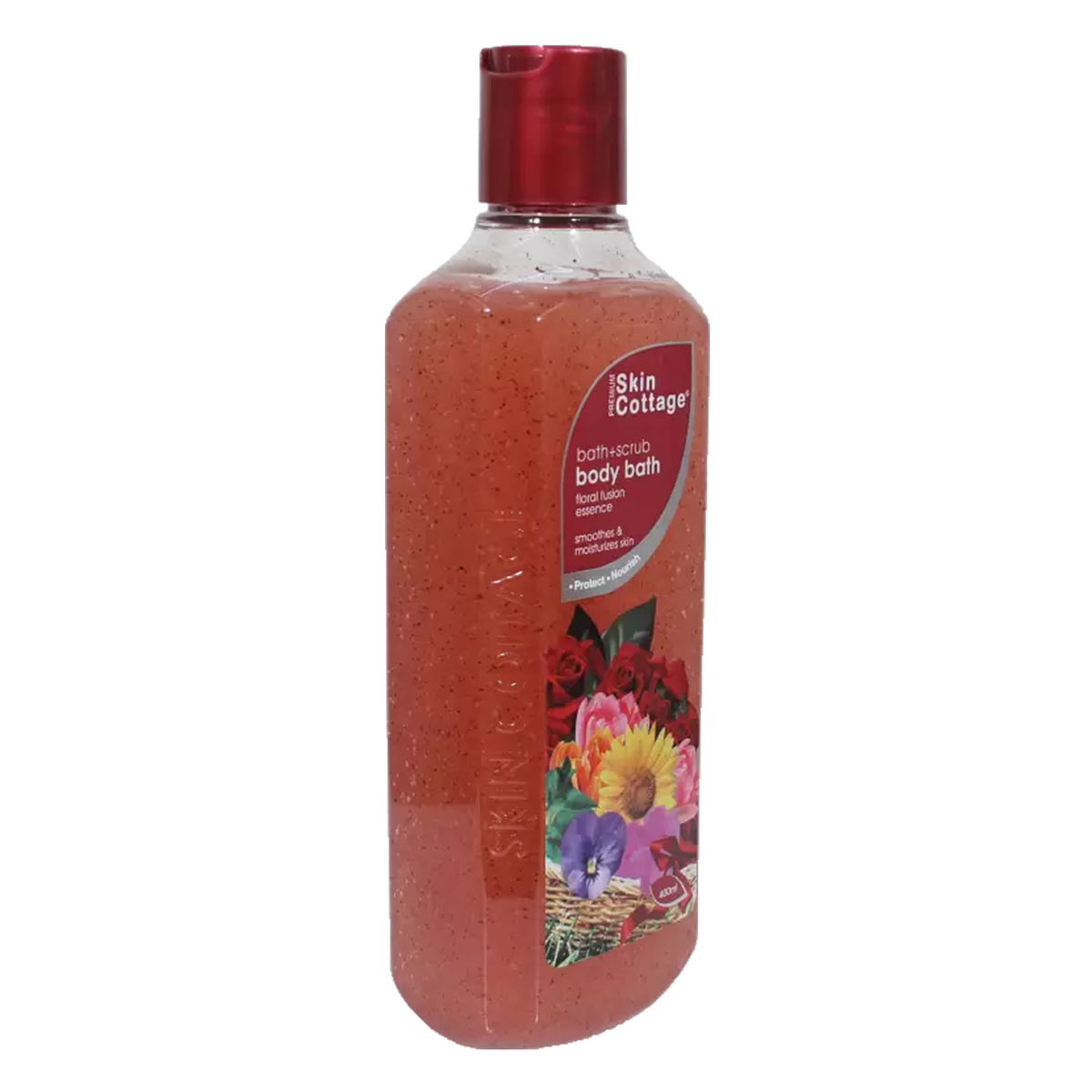 Skin Cottage Floral Fusion Essence Body Bath 400ml | Gently Exfoliates, Cleanses, Moisturises & Smoothens | With Soothing Floral Fragrance, Pack of 1 Skin Cottage Floral Fusion Essence Body Bath 400ml | Gently Exfoliates, Cleanses, Moisturises & Smoothens | With Soothing Floral Fragrance, Pack of 1