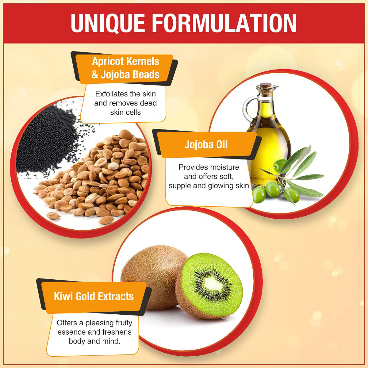 Skin Cottage Kiwi Gold Essence Bath+Scrub Body Bath 400 ml | Gently Cleanses, Moisturises, Pack of 1 Skin Cottage Kiwi Gold Essence Bath+Scrub Body Bath 400 ml | Gently Cleanses, Moisturises, Pack of 1