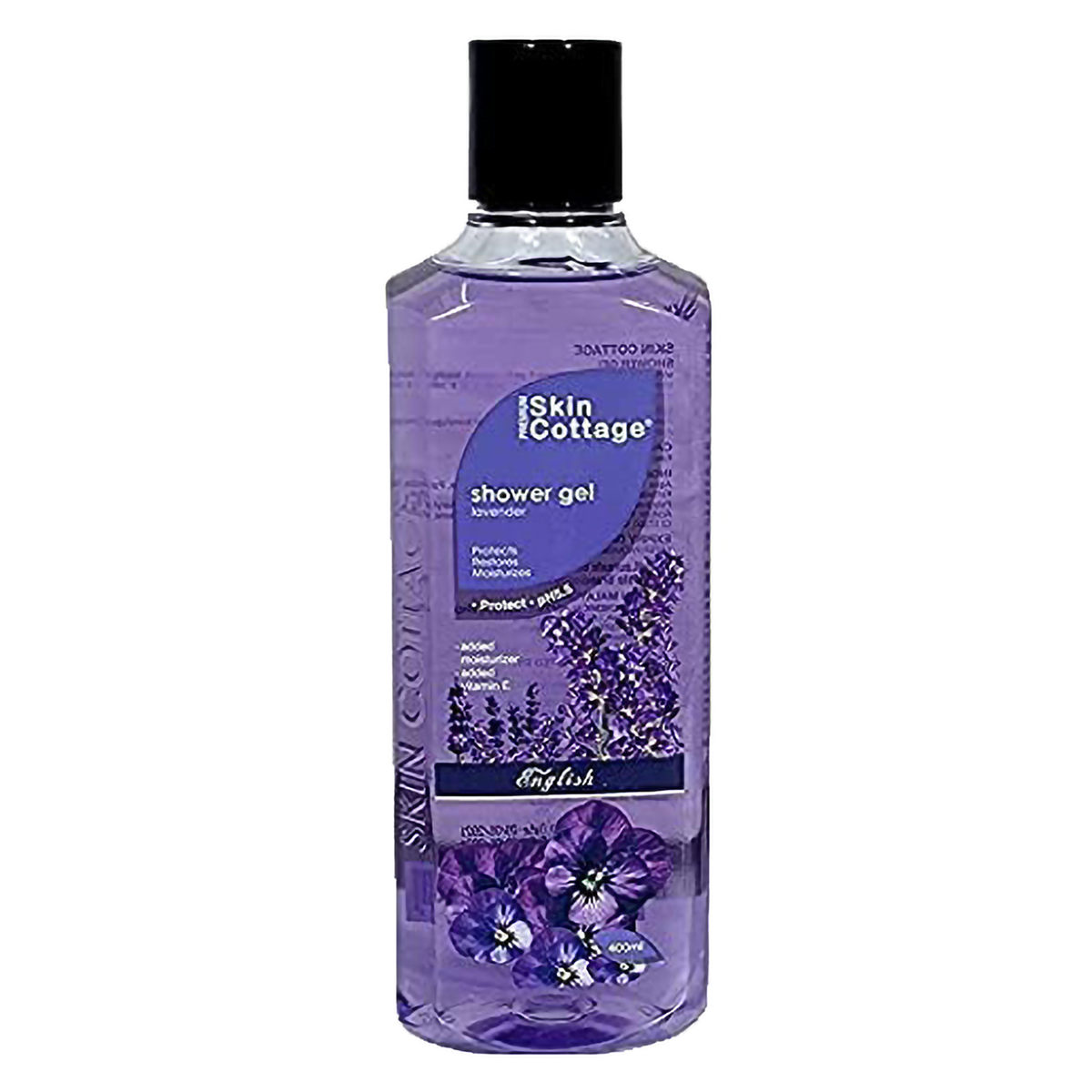 Skin Cottage Lavender Shower Gel 400 ml | With Lavender & Vitamin E | Gently Cleanses & Moisturises Skin | Protects Against Bacteria | Refreshing Lavender Fragrance | pH 5.5 | For All Skin Type, Pack of 1 Skin Cottage Lavender Shower Gel 400 ml | With Lavender & Vitamin E | Gently Cleanses & Moisturises Skin | Protects Against Bacteria | Refreshing Lavender Fragrance | pH 5.5 | For All Skin Type, Pack of 1
