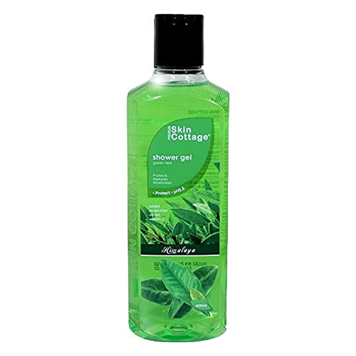 Skin Cottage Green Tea Shower Gel 400 ml | With Himalayan Green Tea Extracts | Gently Cleanses, Nourishes & Moisturises | With Calming Fragrance Of Green Tea | pH 5.5, Pack of 1 Skin Cottage Green Tea Shower Gel 400 ml | With Himalayan Green Tea Extracts | Gently Cleanses, Nourishes & Moisturises | With Calming Fragrance Of Green Tea | pH 5.5, Pack of 1