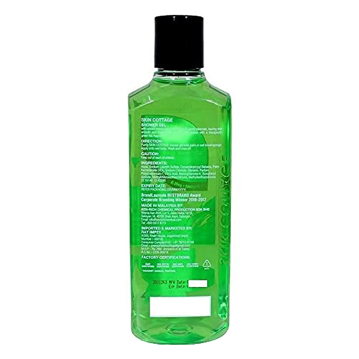 Skin Cottage Green Tea Shower Gel 400 ml | With Himalayan Green Tea Extracts | Gently Cleanses, Nourishes & Moisturises | With Calming Fragrance Of Green Tea | pH 5.5, Pack of 1 Skin Cottage Green Tea Shower Gel 400 ml | With Himalayan Green Tea Extracts | Gently Cleanses, Nourishes & Moisturises | With Calming Fragrance Of Green Tea | pH 5.5, Pack of 1
