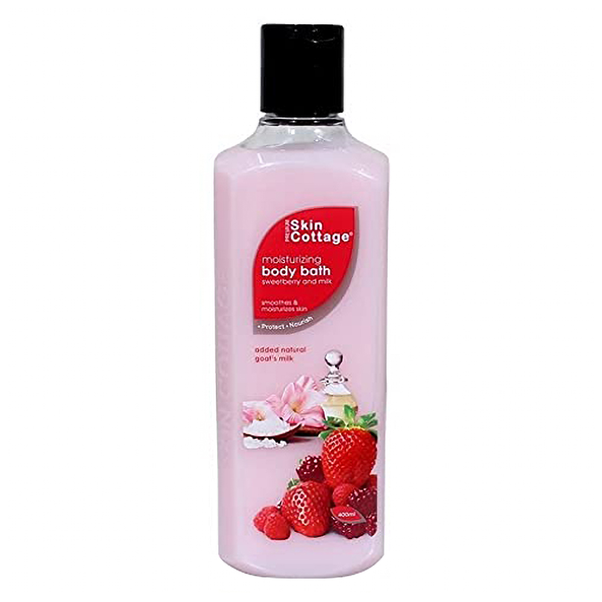 Skin Cottage Sweetberry & Milk Moisturizing Body Bath 400 ml | Gently Cleanses Nourishes & Moisturises | Makes Skin Soft & Smooth | With Pleasing Fruity Fragrance, Pack of 1 Skin Cottage Sweetberry & Milk Moisturizing Body Bath 400 ml | Gently Cleanses Nourishes & Moisturises | Makes Skin Soft & Smooth | With Pleasing Fruity Fragrance, Pack of 1