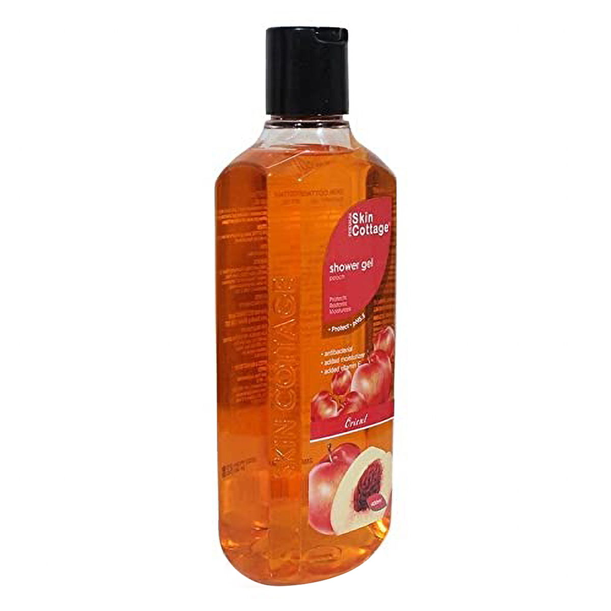 Skin Cottage Peach Shower Gel 400 ml | With Vitamin E & Moisturzers | Gently Cleanses & Moisturises Skin | Protects Against Bacteria | Refreshing Peach Fragrance | pH 5.5, Pack of 1 Skin Cottage Peach Shower Gel 400 ml | With Vitamin E & Moisturzers | Gently Cleanses & Moisturises Skin | Protects Against Bacteria | Refreshing Peach Fragrance | pH 5.5, Pack of 1
