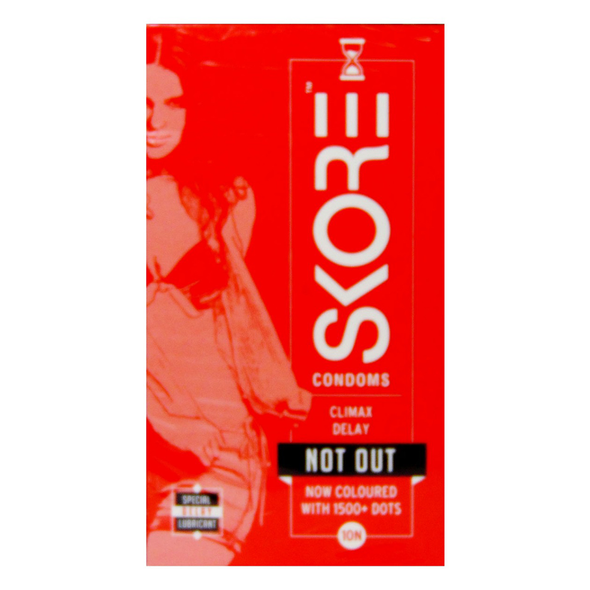 Skore NotOut Condoms, 10 Count, Pack of 1 Skore NotOut Condoms, 10 Count, Pack of 1