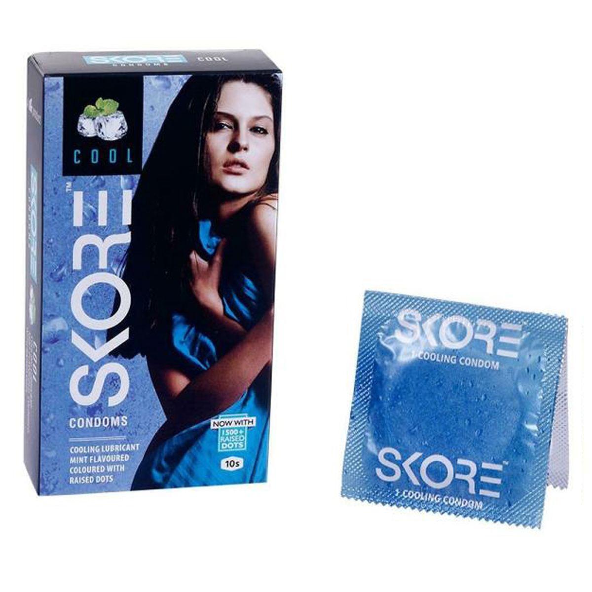 Skore Cool Condoms, 10 Count, Pack of 1 Skore Cool Condoms, 10 Count, Pack of 1