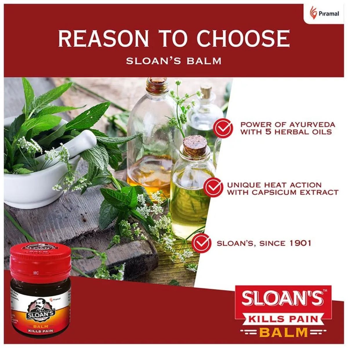 Sloan's Balm, 20 gm, Pack of 1