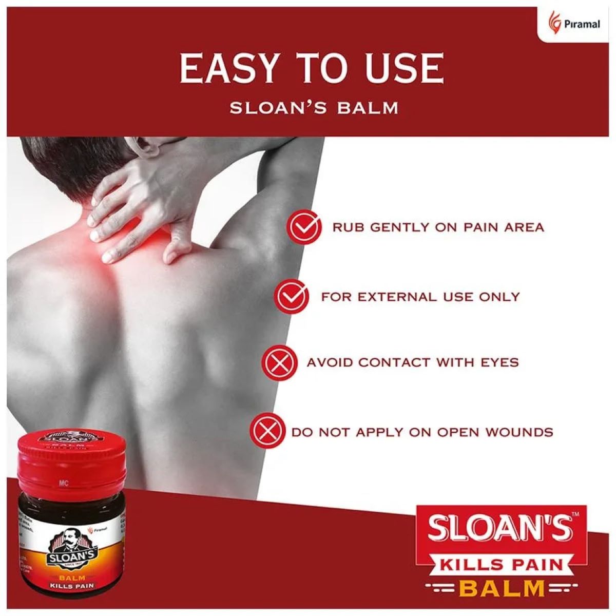 Sloan's Balm, 20 gm, Pack of 1