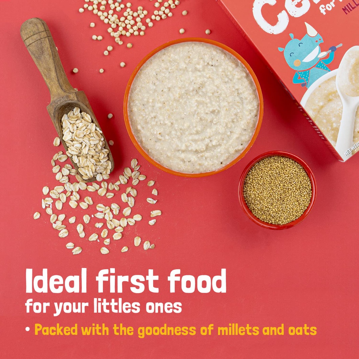 Slurrp Farm Millet & Oats Baby Cereal, 250 gm, Pack of 1 Slurrp Farm Millet & Oats Baby Cereal, 250 gm, Pack of 1