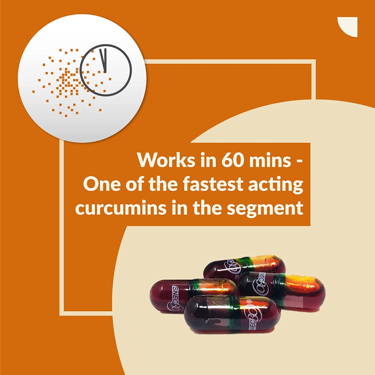 SNEC30 Liquid Curcumin, 15 Capsules, Pack of 15 SNEC30 Liquid Curcumin, 15 Capsules, Pack of 15