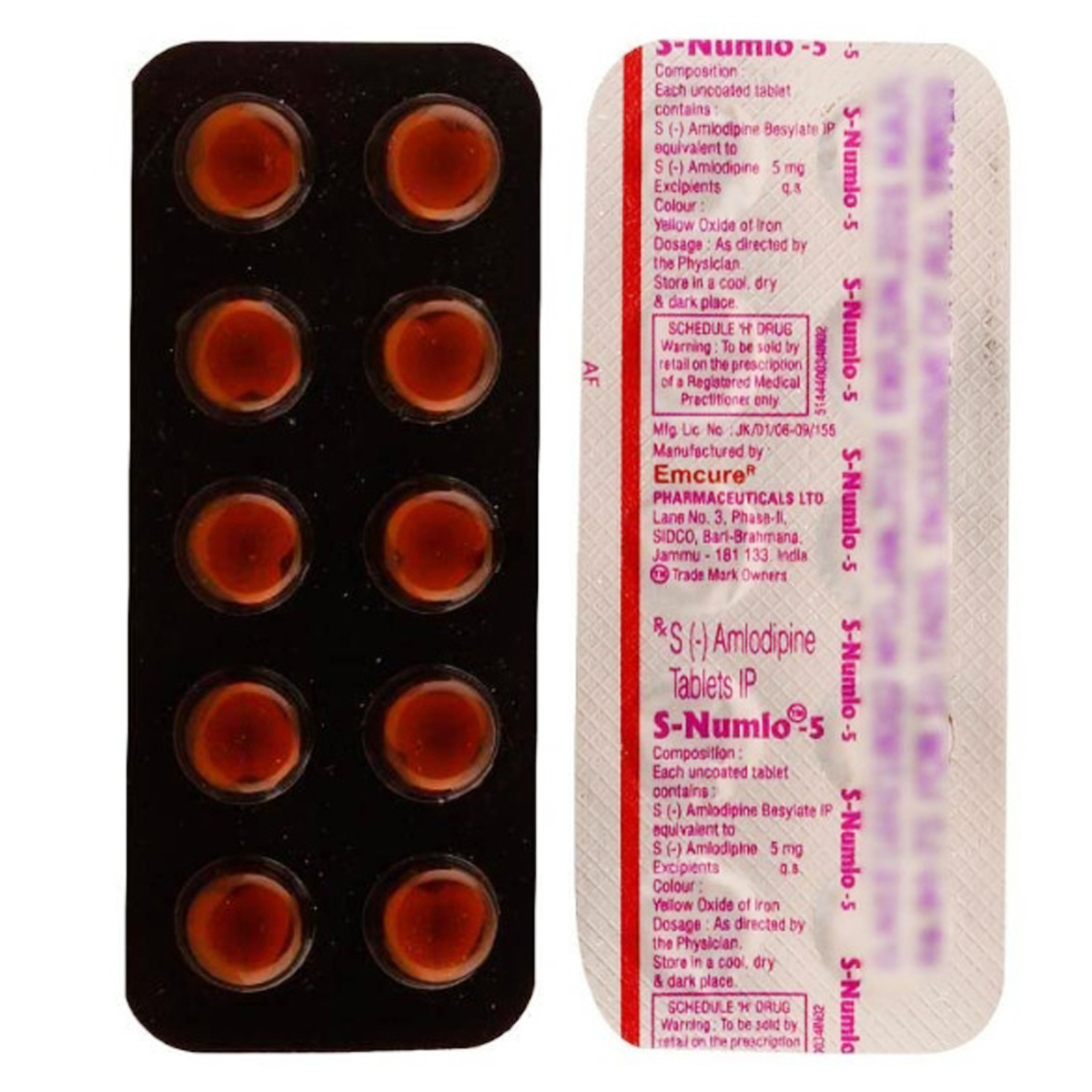 S-Numlo-5 Tablet 10's, Pack of 10 TABLETS S-Numlo-5 Tablet 10's, Pack of 10 TABLETS