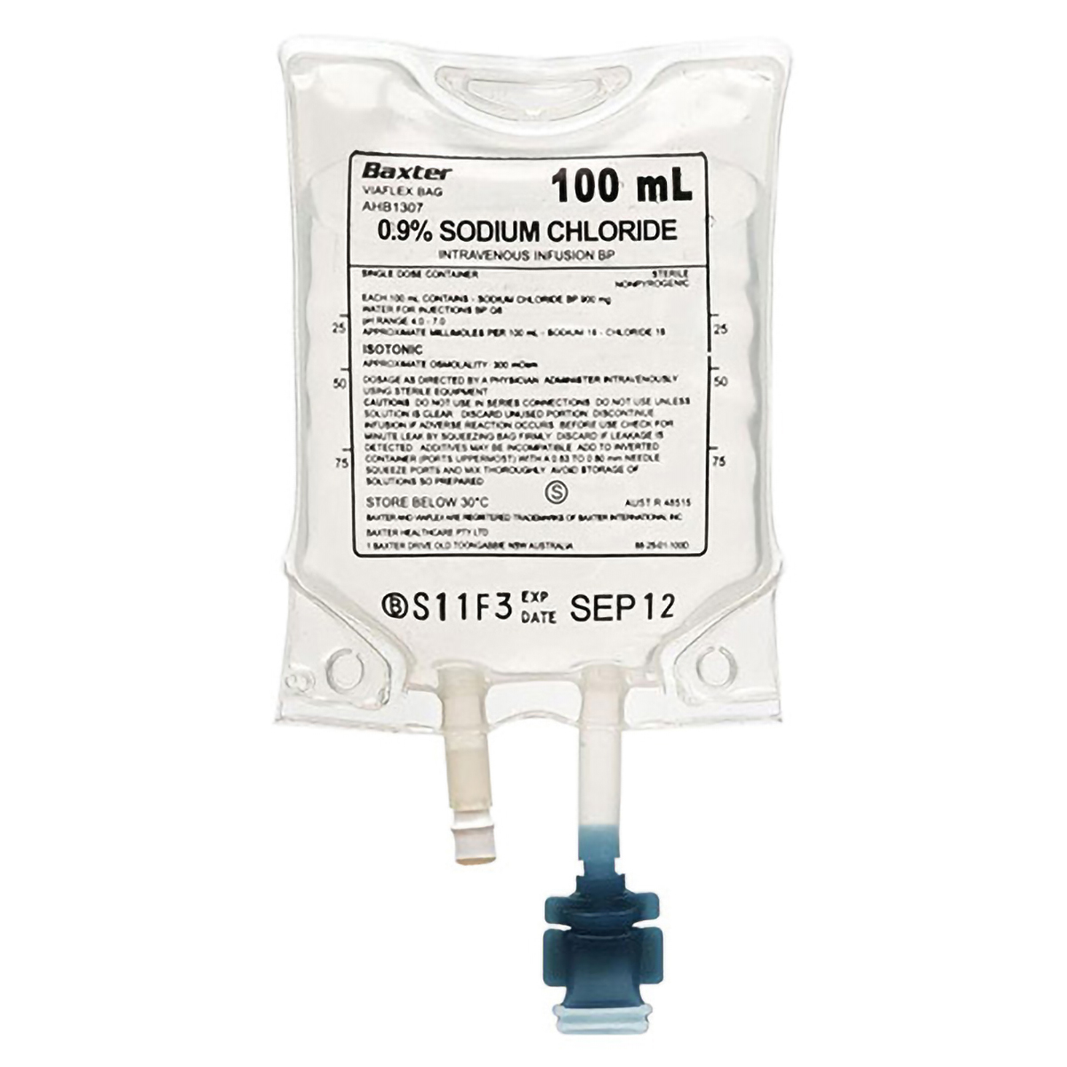 Sodium Chloride 9%100Ml Baxt(Viaflex), Pack of 1 Injection Sodium Chloride 9%100Ml Baxt(Viaflex), Pack of 1 Injection