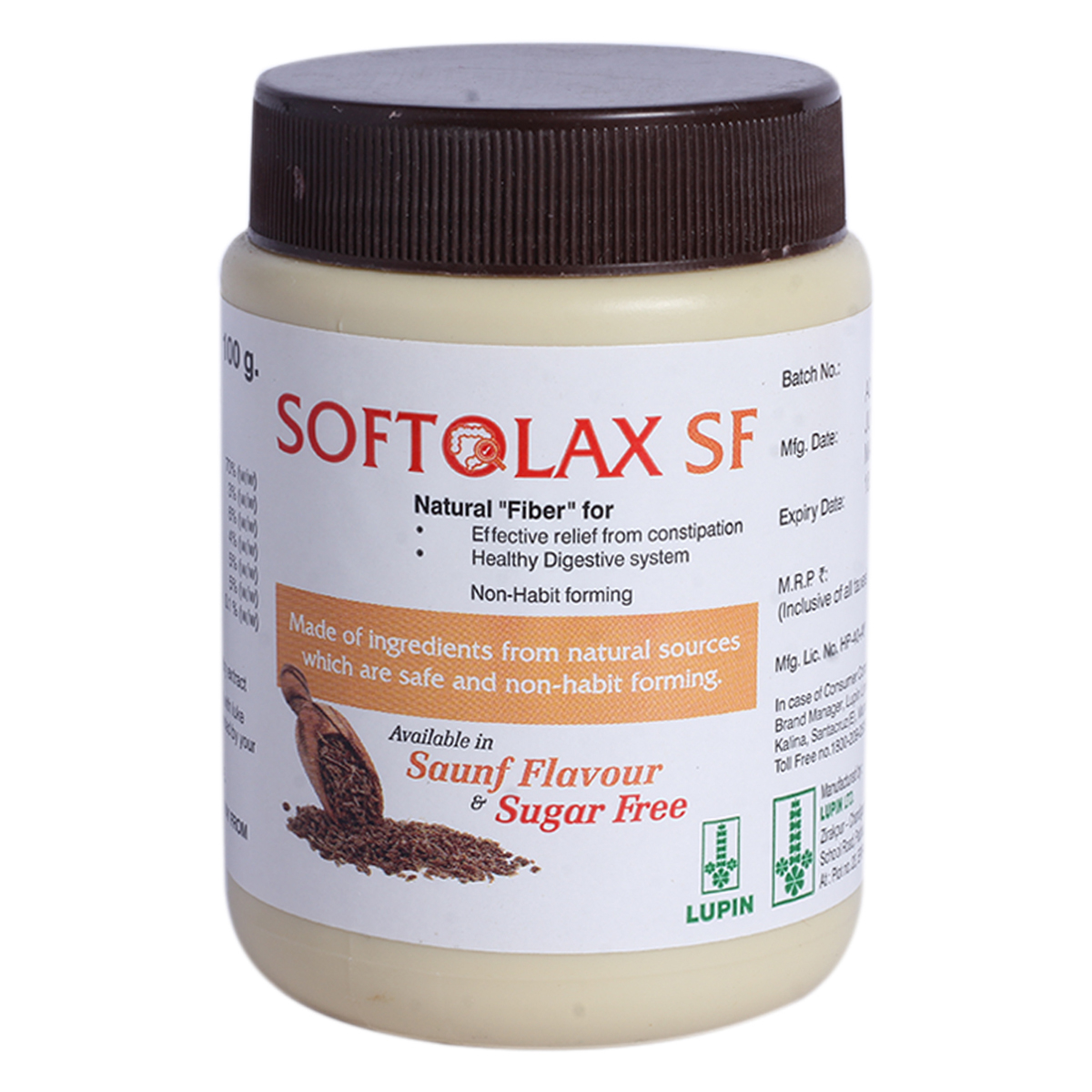 Softolax Saunf Sugar Free Powder, 100 gm, Pack of 1
