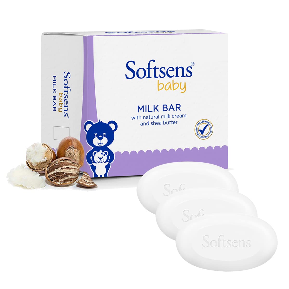 Softsens Baby Milk Bar, 300 gm (3x100 gm), Pack of 1 Softsens Baby Milk Bar, 300 gm (3x100 gm), Pack of 1