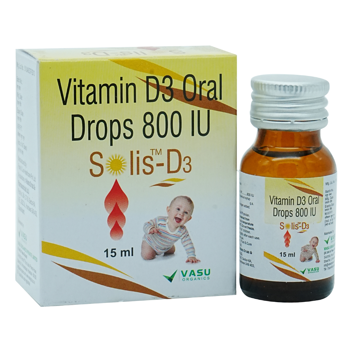 Solis-D3 800IU Oral Drop 15 ml, Pack of 1 Oral Drops Solis-D3 800IU Oral Drop 15 ml, Pack of 1 Oral Drops