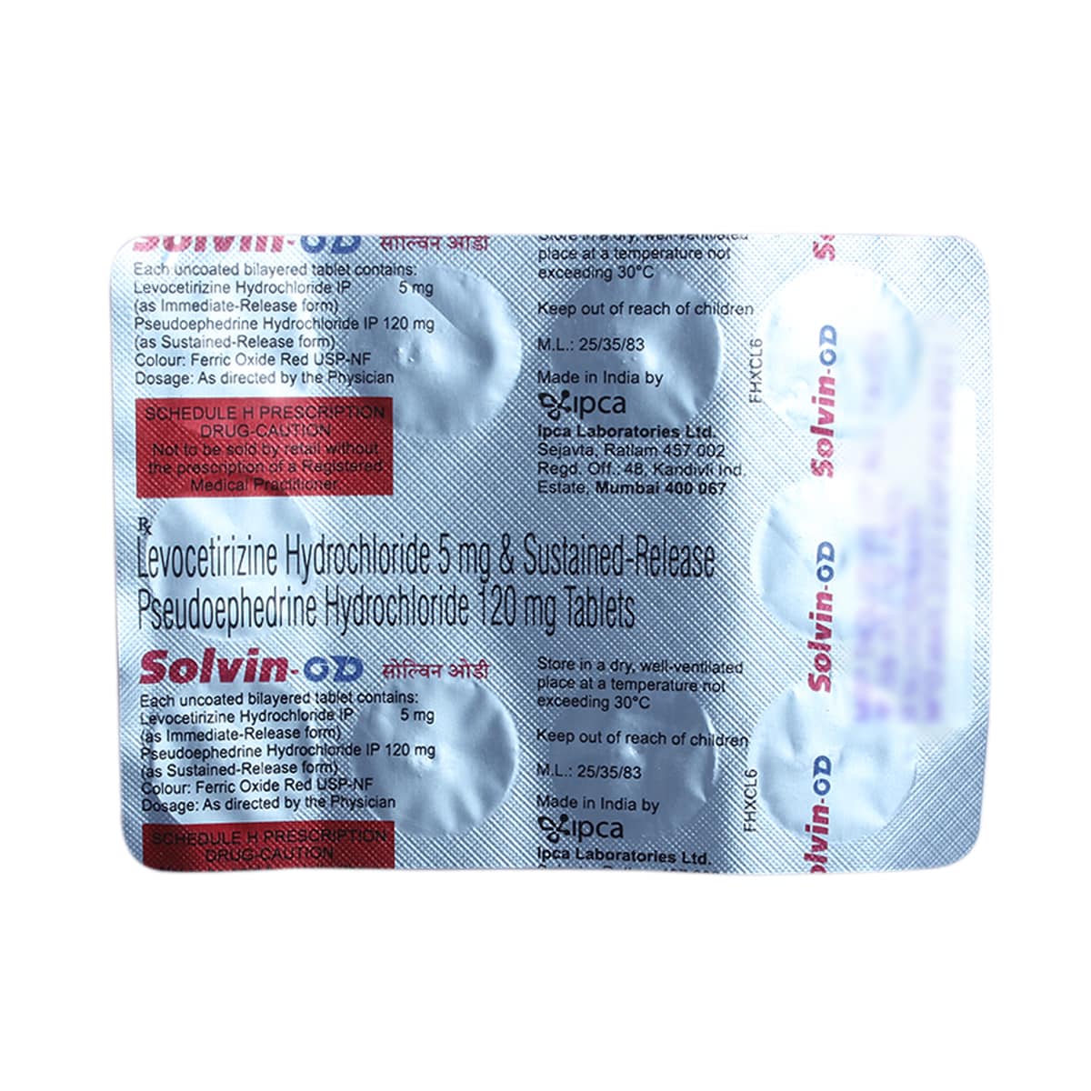 Buy Solvin OD Tablet 10's Online