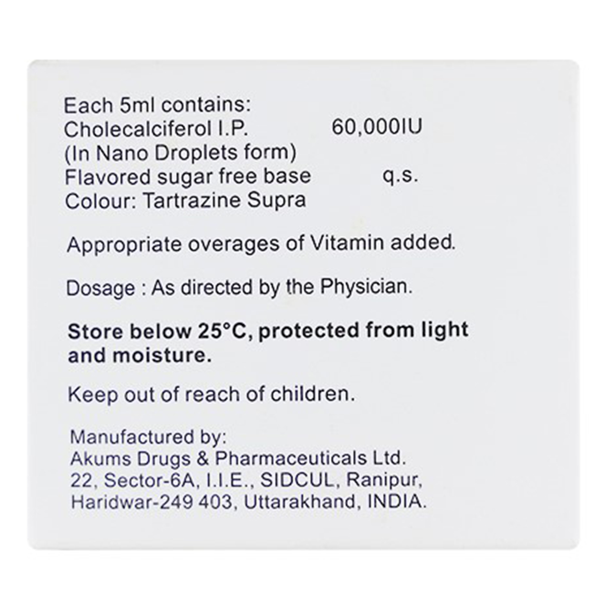 Solis D3 60K Nano  Solution 4x5 ml, Pack of 4 Solis D3 60K Nano  Solution 4x5 ml, Pack of 4