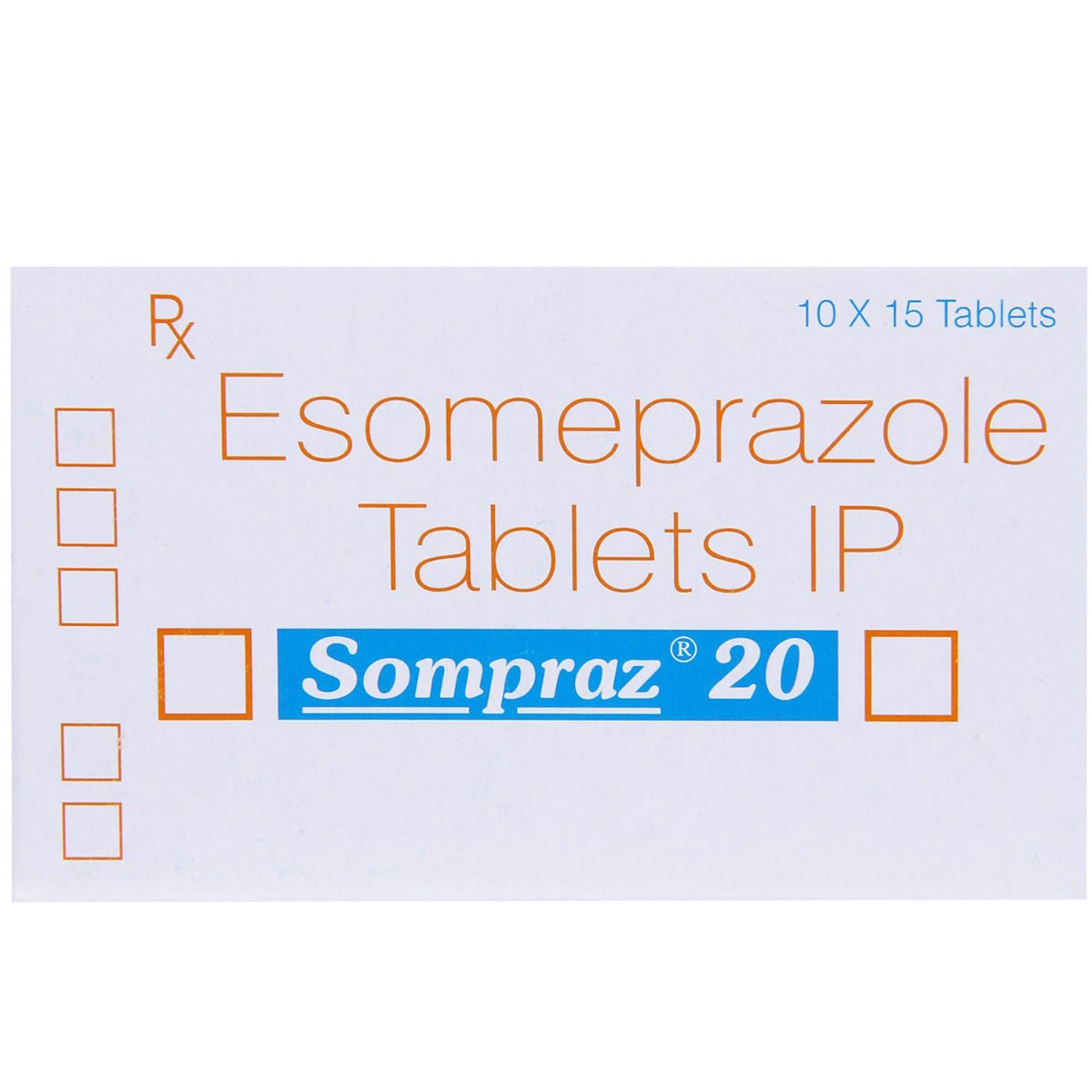 Sompraz 20 Tablet 15's, Pack of 15 TABLETS Sompraz 20 Tablet 15's, Pack of 15 TABLETS
