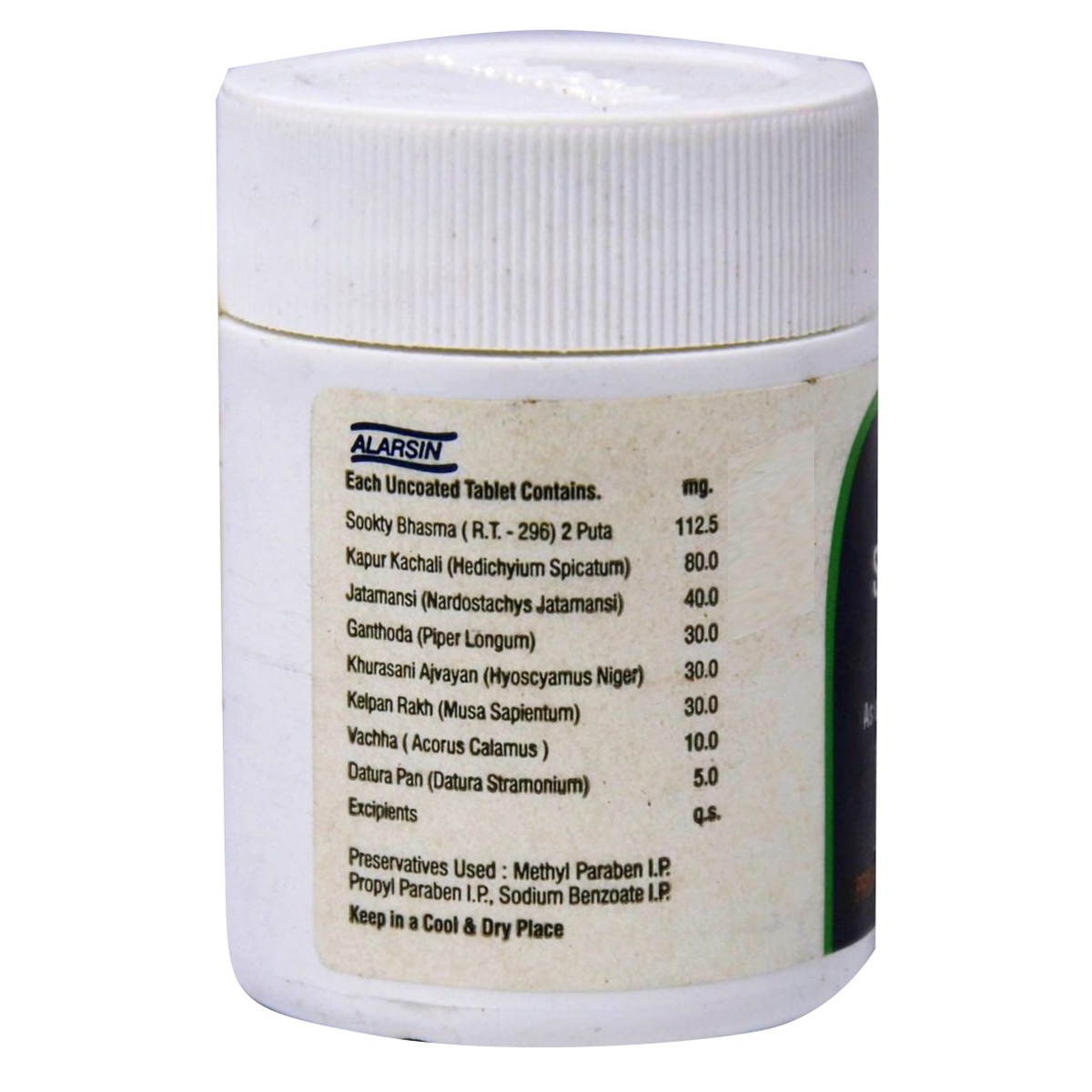 Alarsin Sooktyn, 50 Tablets, Pack of 50 Alarsin Sooktyn, 50 Tablets, Pack of 50