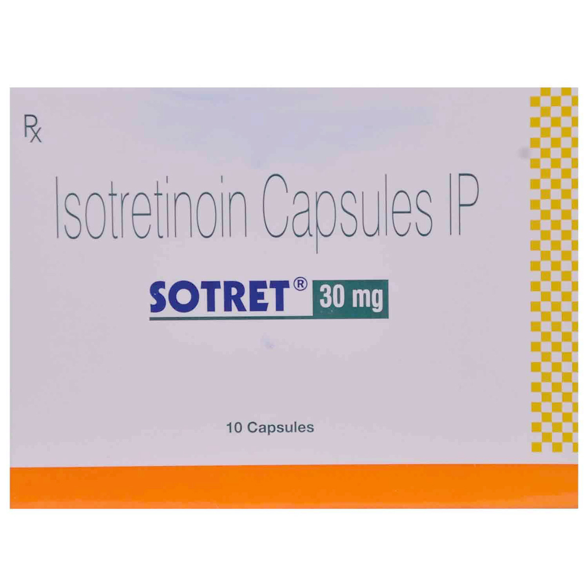 Sotret 30mg Capsule 10's, Pack of 10 CAPSULES Sotret 30mg Capsule 10's, Pack of 10 CAPSULES