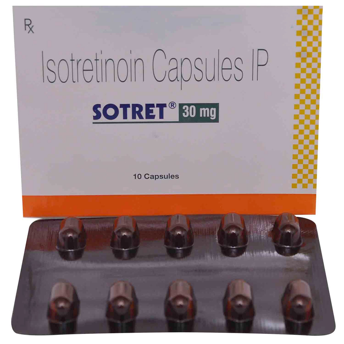 Sotret 30mg Capsule 10's, Pack of 10 CAPSULES Sotret 30mg Capsule 10's, Pack of 10 CAPSULES