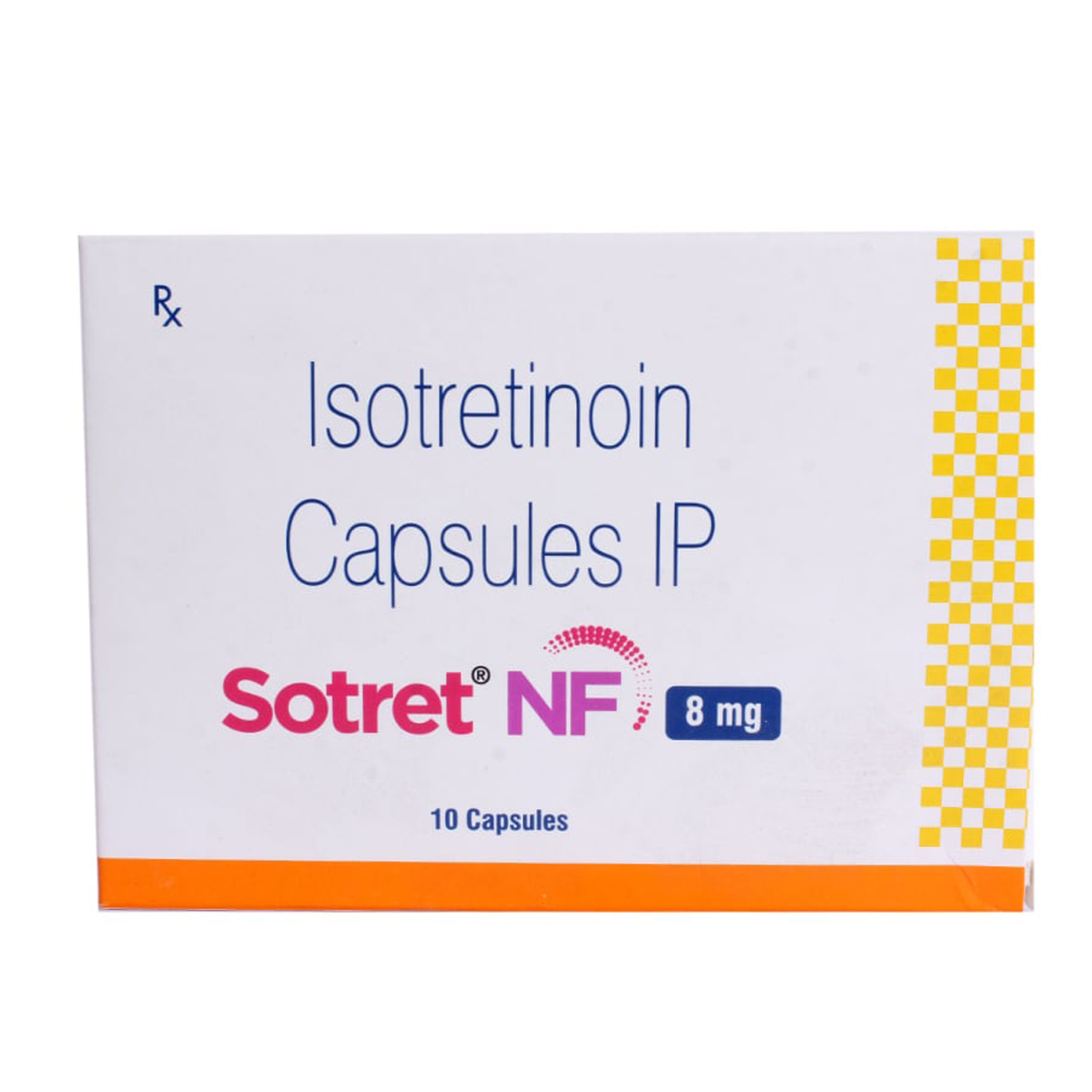 Sotret NF 8 mg Softgel Capsule 10's, Pack of 10 CapsuleS Sotret NF 8 mg Softgel Capsule 10's, Pack of 10 CapsuleS