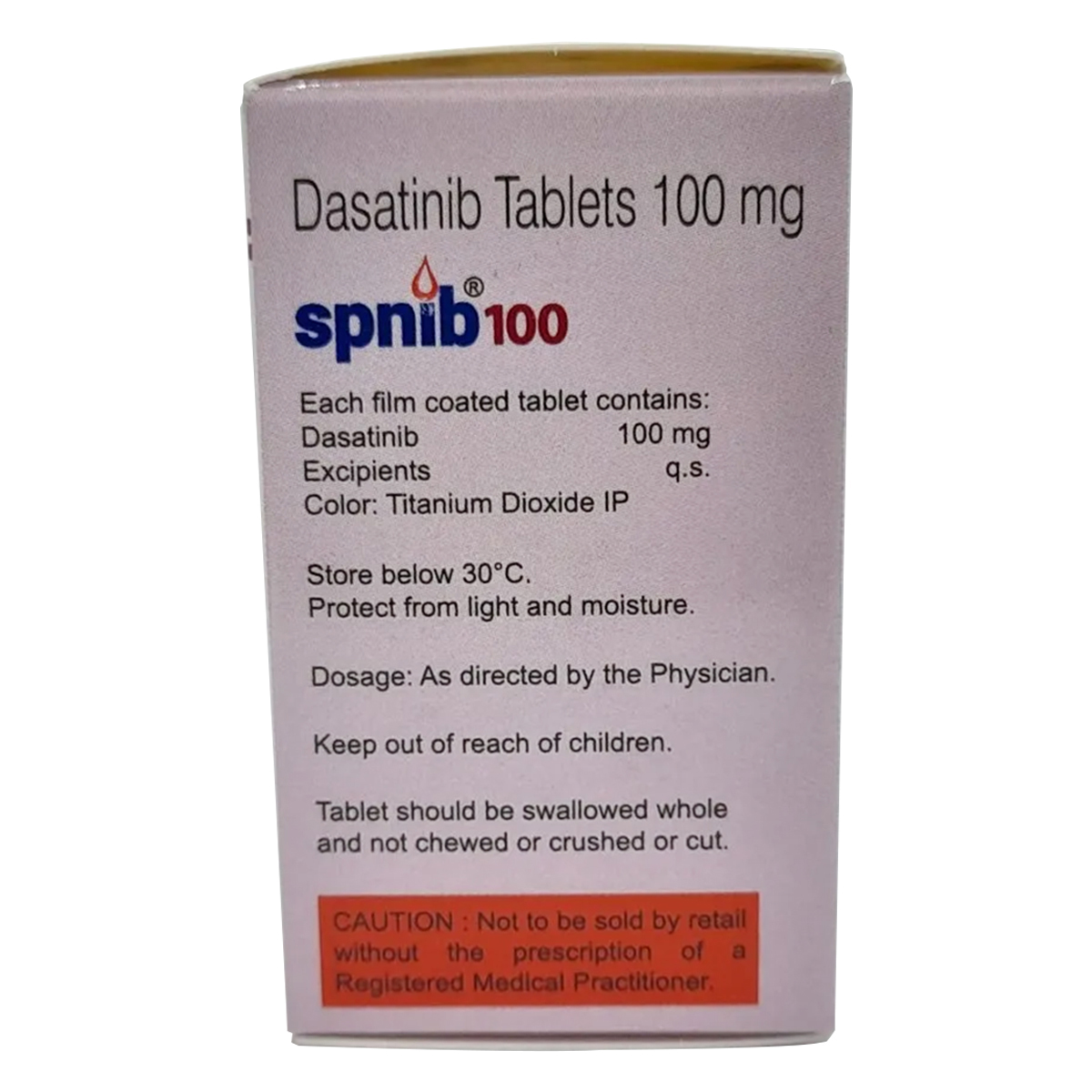 Spnib 100 Tablet 30's, Pack of 1 TABLET Spnib 100 Tablet 30's, Pack of 1 TABLET