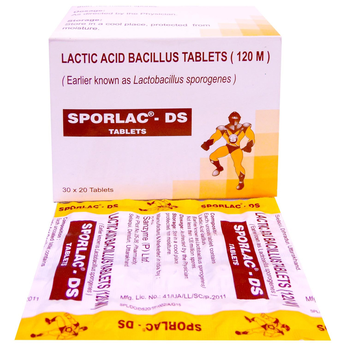 Buy Sporlac-DS Tablet 20's Online