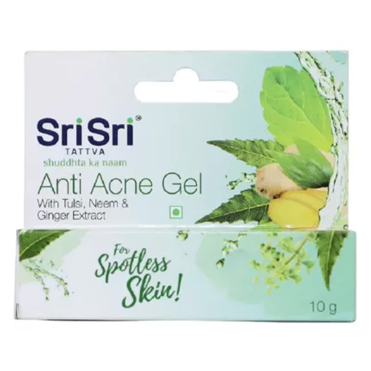 Sri Sri Tattva Anti Acne Gel 10 gm | With Tulsi, Neem & Ginger Extract | Cure Acne | Reduces Scars & Dark Spots | Give Spotless Skin, Pack of 1 Sri Sri Tattva Anti Acne Gel 10 gm | With Tulsi, Neem & Ginger Extract | Cure Acne | Reduces Scars & Dark Spots | Give Spotless Skin, Pack of 1
