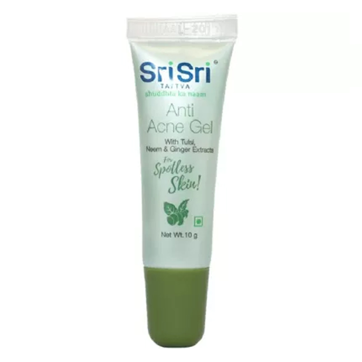 Sri Sri Tattva Anti Acne Gel 10 gm | With Tulsi, Neem & Ginger Extract | Cure Acne | Reduces Scars & Dark Spots | Give Spotless Skin, Pack of 1 Sri Sri Tattva Anti Acne Gel 10 gm | With Tulsi, Neem & Ginger Extract | Cure Acne | Reduces Scars & Dark Spots | Give Spotless Skin, Pack of 1