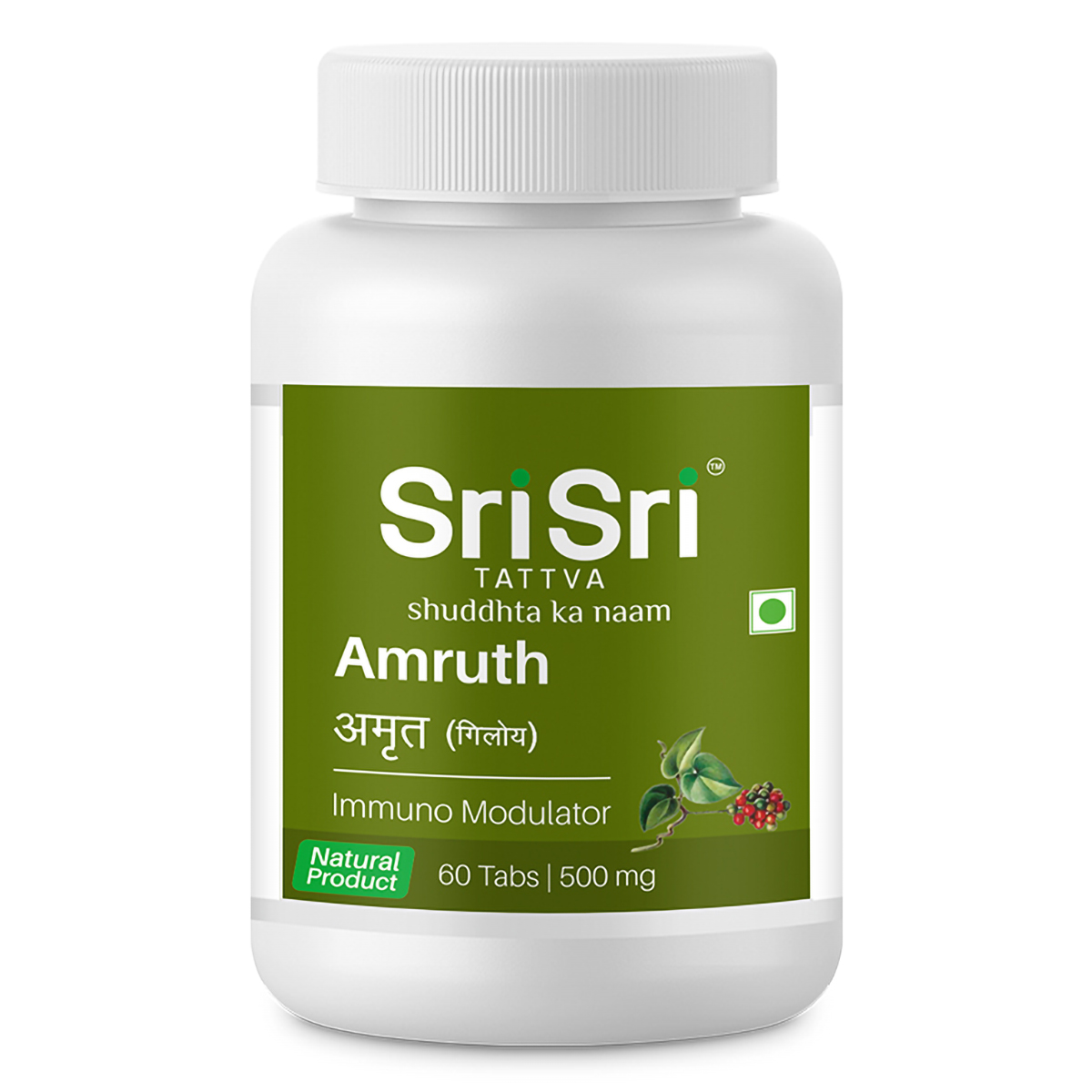 Sri Sri Tattva Amruth 500 mg, 60 Tablets, Pack of 1 Sri Sri Tattva Amruth 500 mg, 60 Tablets, Pack of 1