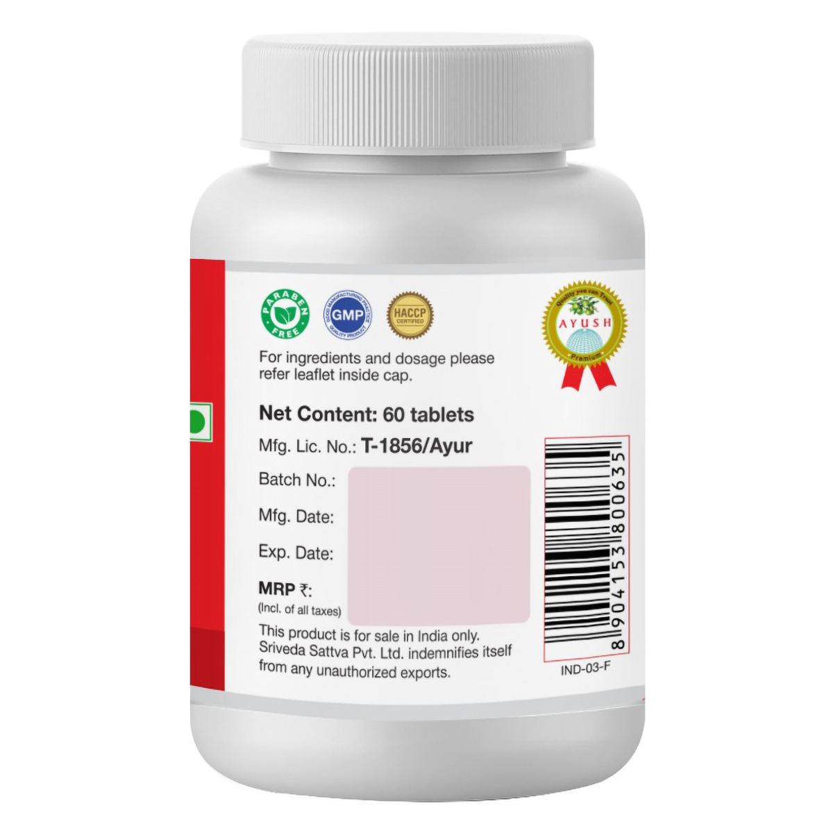 Sri Sri Tattva Triphala 500 mg, 60 Tablets, Pack of 1 Sri Sri Tattva Triphala 500 mg, 60 Tablets, Pack of 1