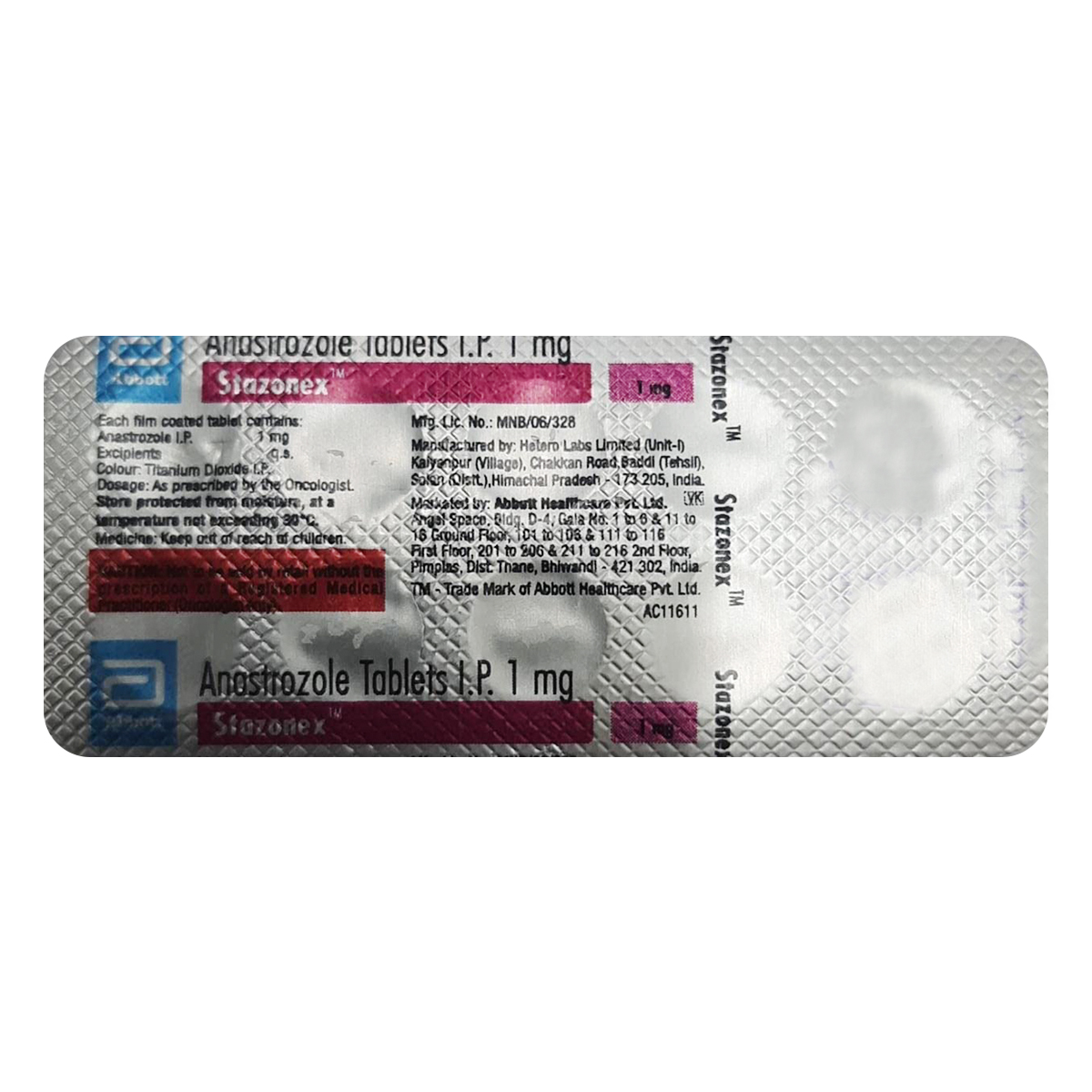 Stazonex Tablet 10's, Pack of 10 TABLETS Stazonex Tablet 10's, Pack of 10 TABLETS